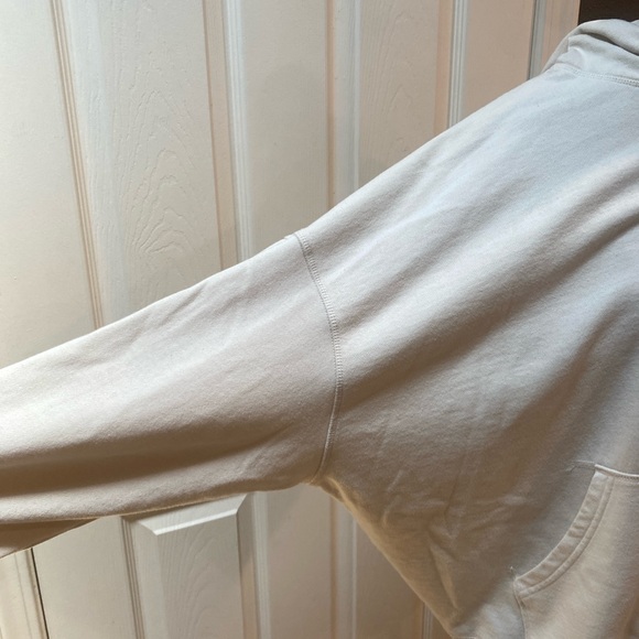 Cream Hoodie with Shades of Green Hawaii Logos - Picture 6 of 6